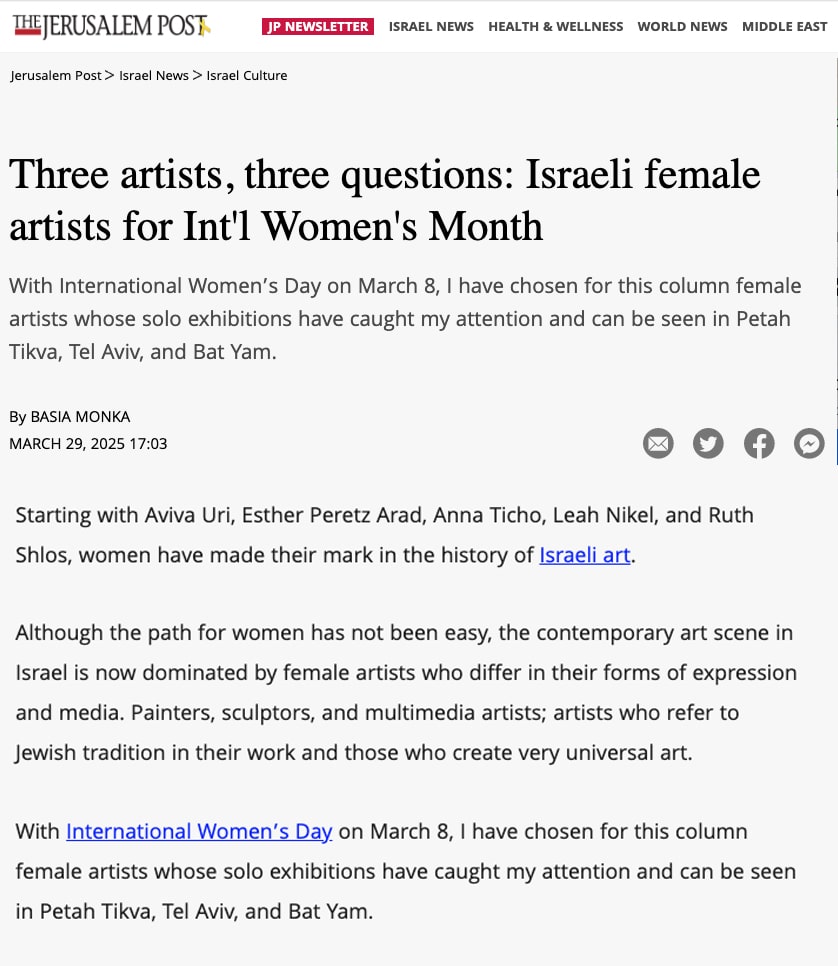 The Jerusalem Post by Basia Monka