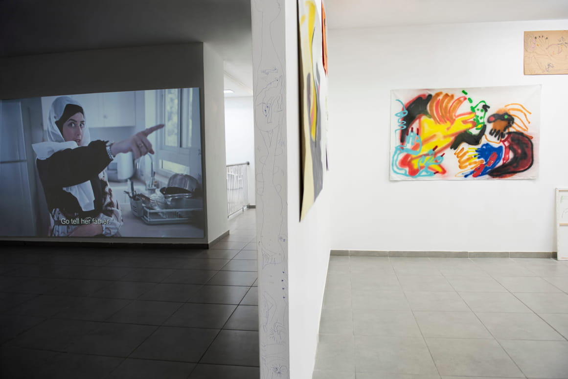 Flood, Aysha E Arar, Hayarkon 19 Tel Aviv Gallery, curetor: Avi Lubin